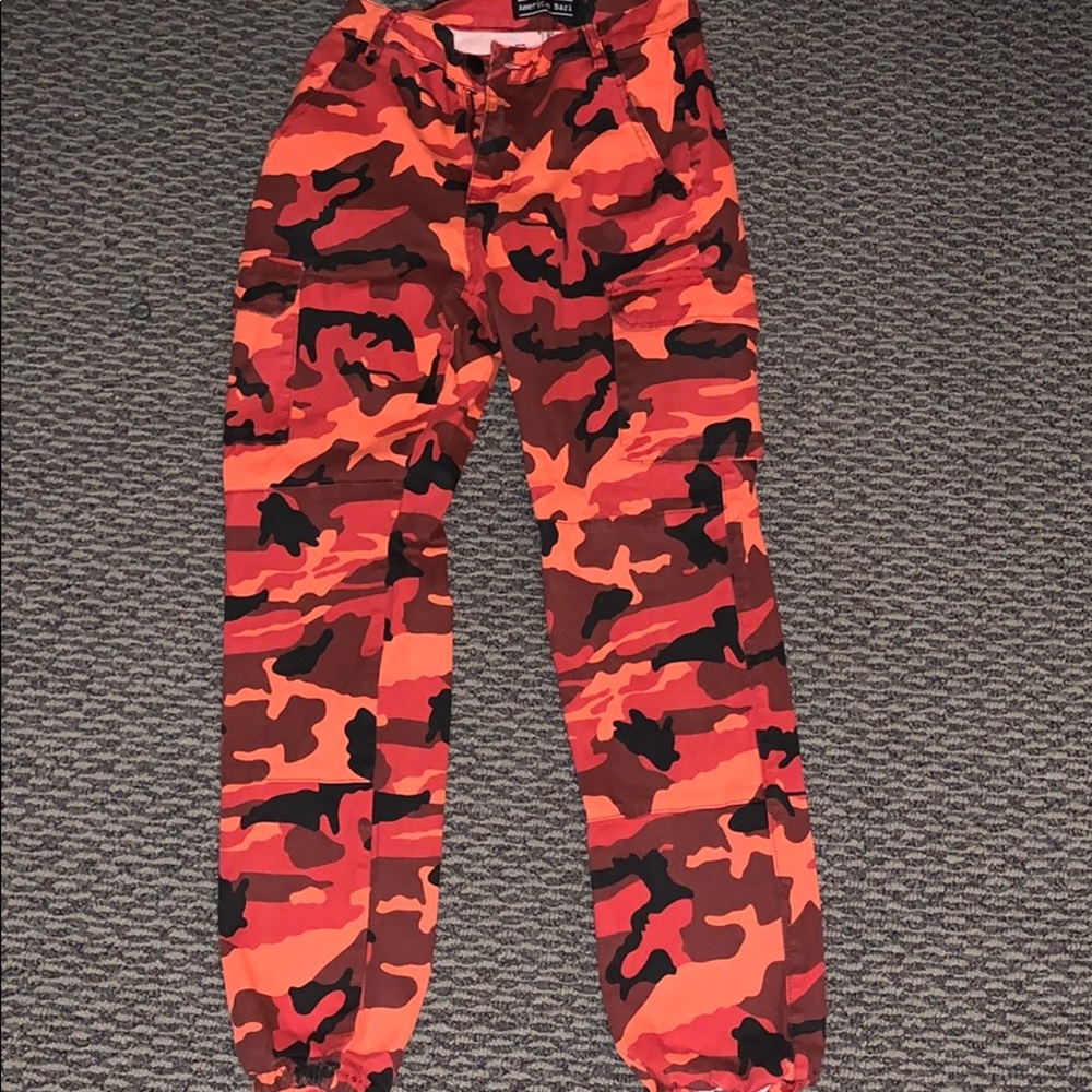 Camouflage cargo pants